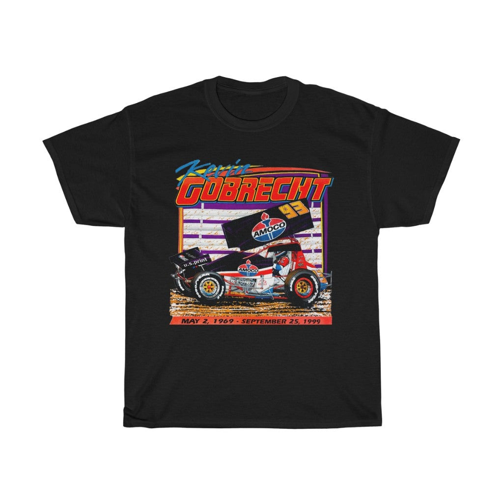 Vintage 1990S Kevin Gobrecht Sprint Car World Of Outlaws Racing Graphic Tee 211119