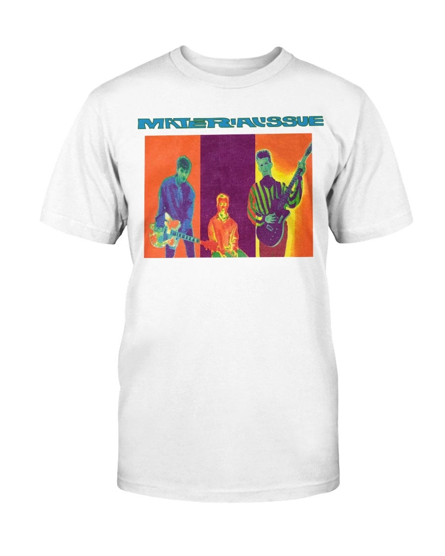 Vintage 1990S Material Issue Destination Universe World Tour Graphic Band T Shirt 211126