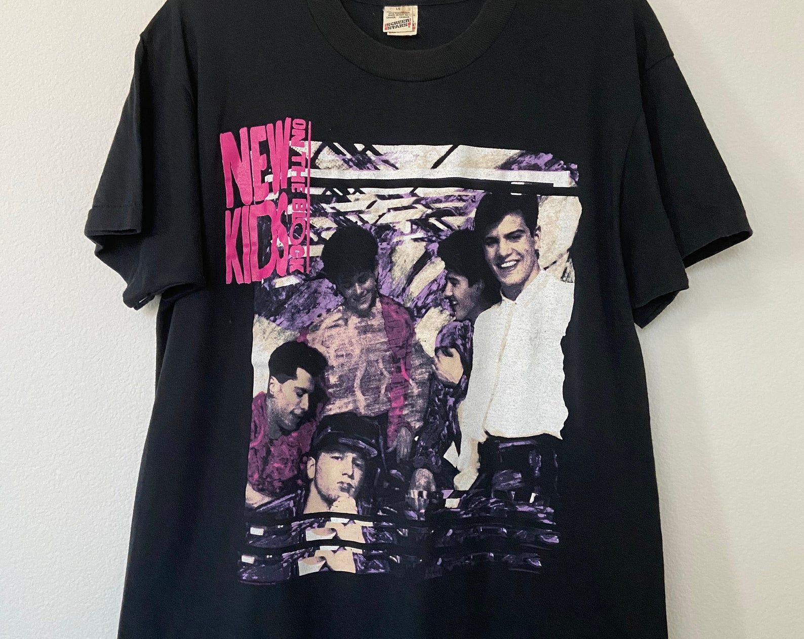 Vintage 1990'S New On The Block The Magic Summer Tour Concert T-Shirt
