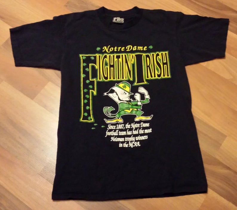 Vintage 1990S Notre Dame Shirt