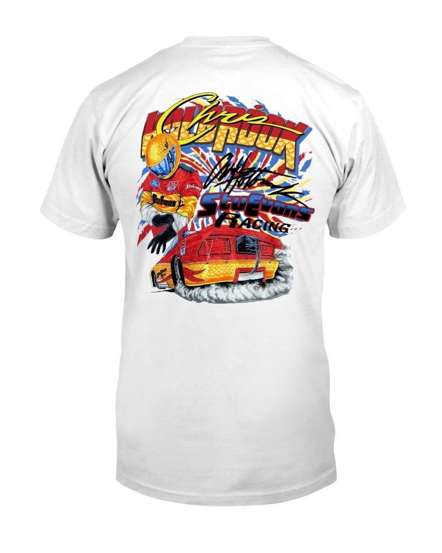 Vintage 1990S Stewart Evans Nascar Style Racing Graphic T Shirt 210918