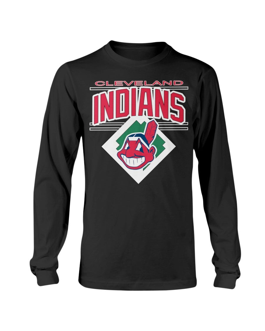 Vintage 1991 Cleveland Indians Long Sleeve T Shirt 210918