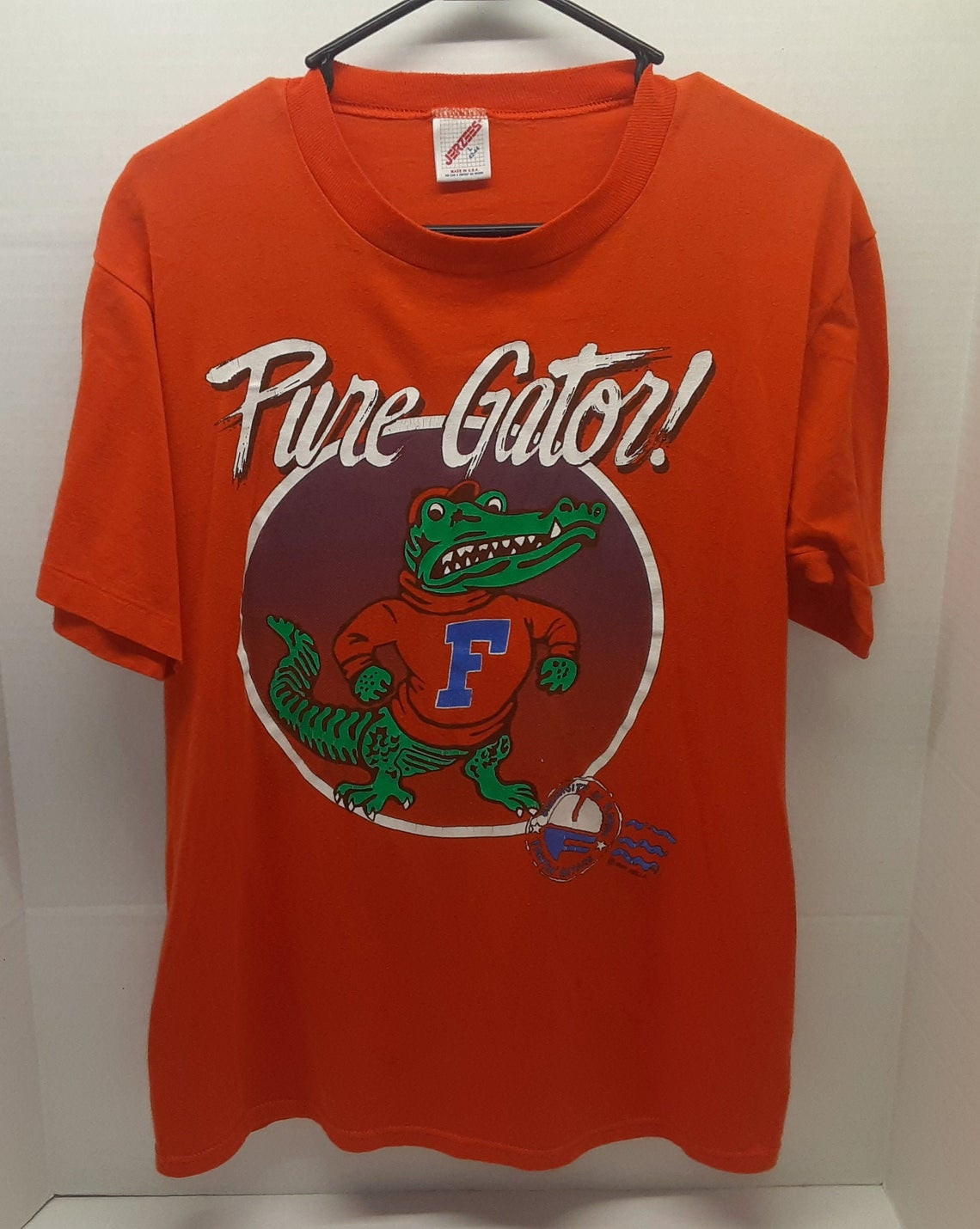 Vintage 1991 Florida Gators NCAA Pure Gator 90s Jerzees Brand shirt vintage 1991 florida gators ncaa pure gator 90s jerzees brand shirt nmeyk