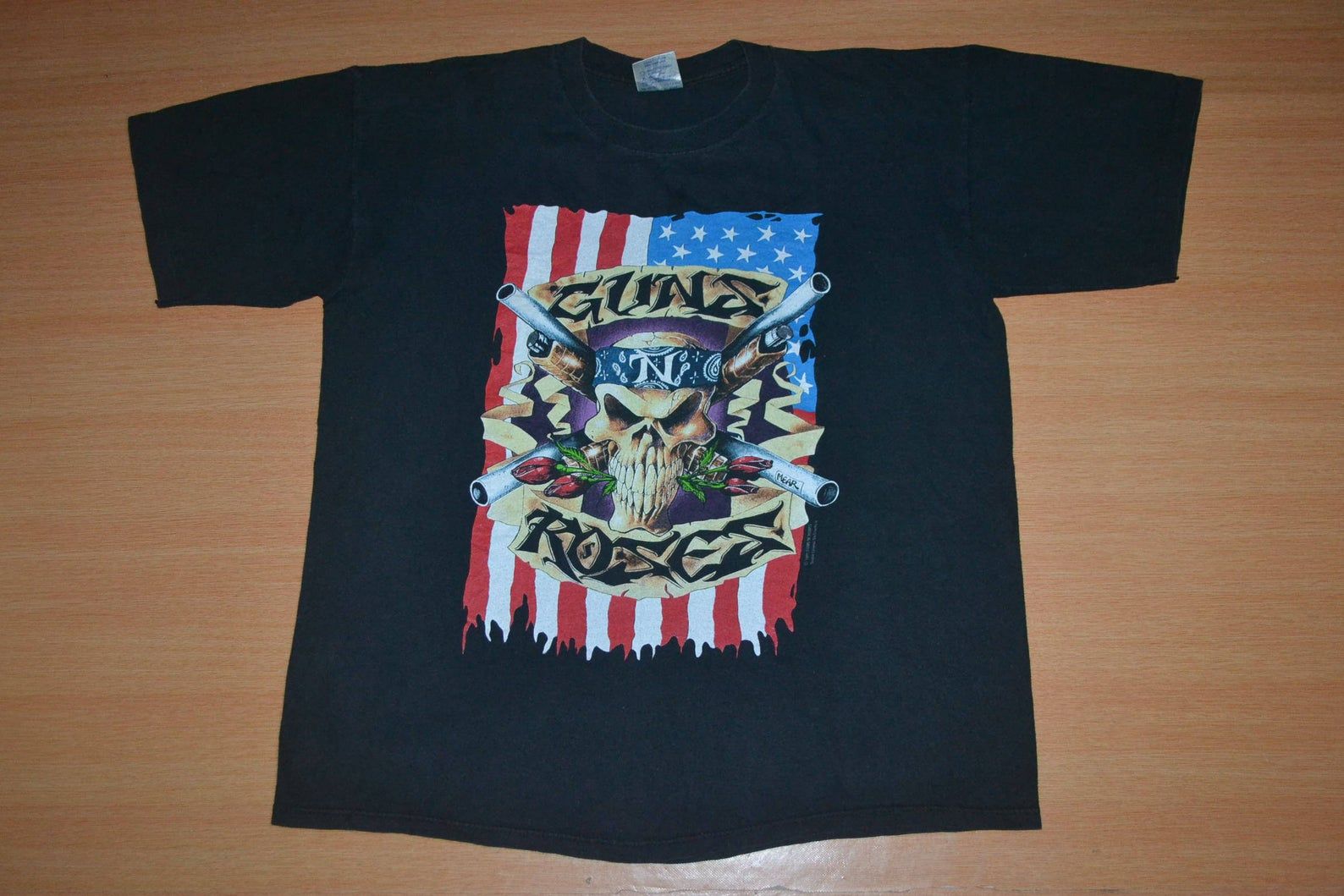 Vintage 1991 Guns N Roses Gnr Use Your Illusion Usa Tour Concert Promo Rare T-Shirt Shirt