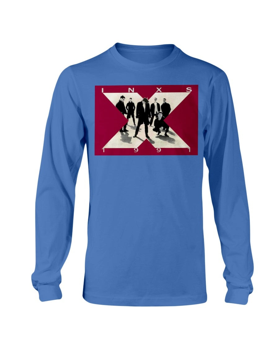 Vintage 1991 Inxs The X Factor Tour Concert Long Sleeve T Shirt 083021
