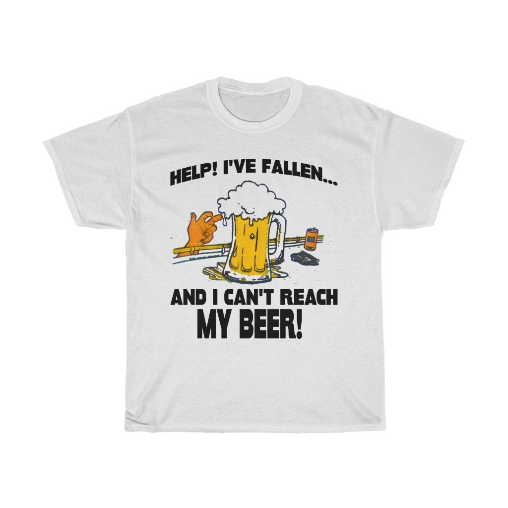Vintage 1991 IVe Fallen And I CanT Reach My Beer Unisex Heavy Cotton Tee 211104