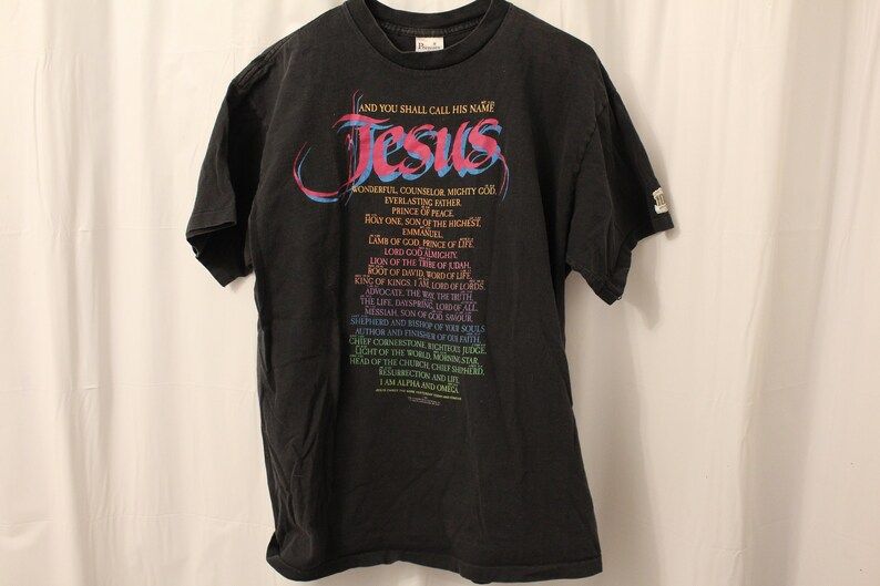 Vintage 1991 Jesus Piece Rare Design Shirt