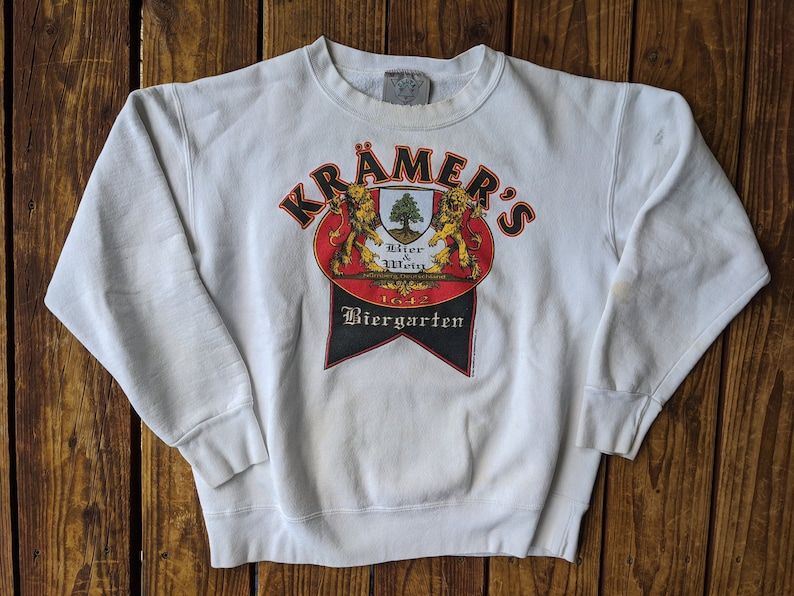 Vintage 1991 Kramers Biergarten Crewnecksweatshirt