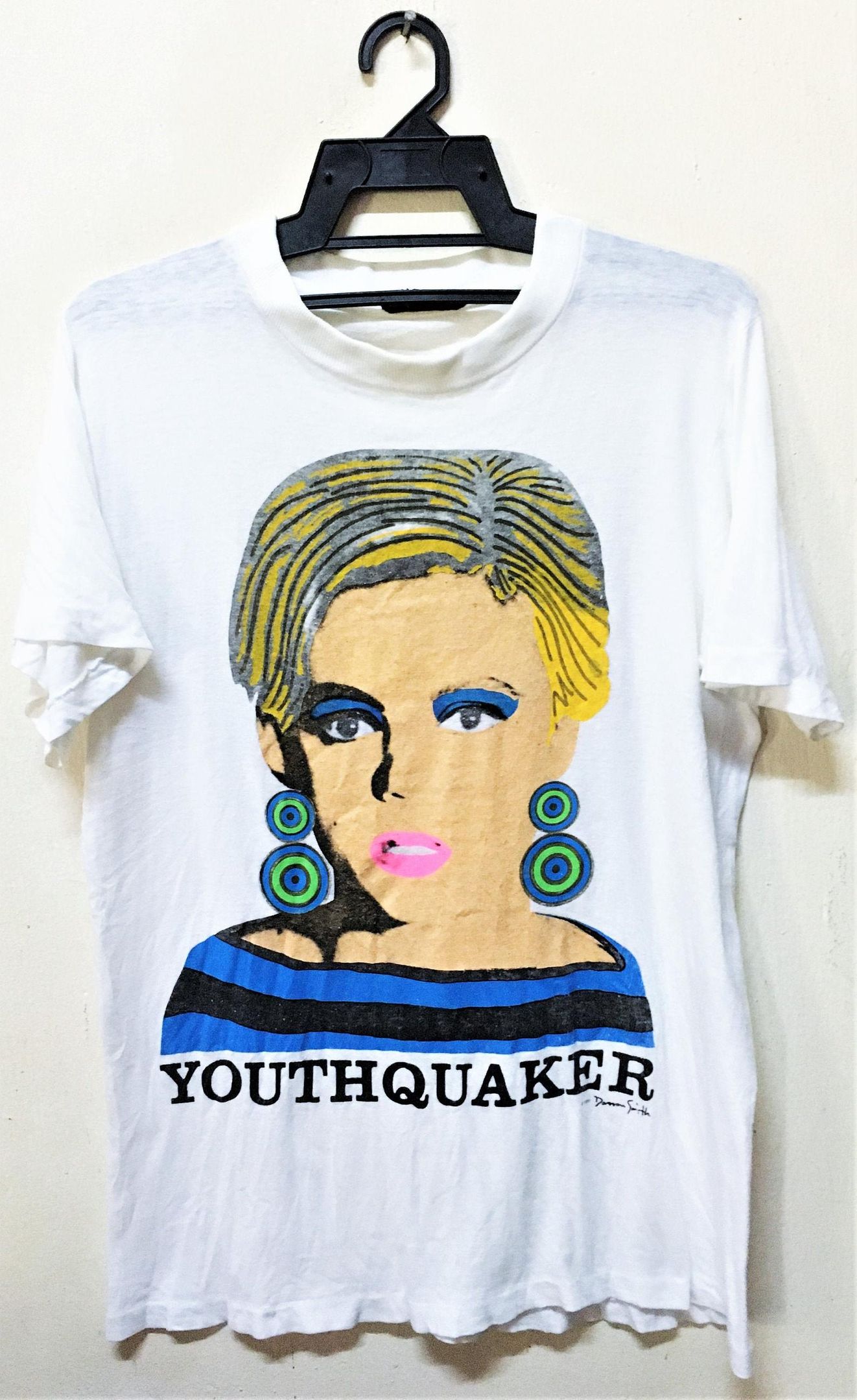 Vintage 1991 Quaker Edie Sedgwick Pop Art Potrait T-Shirt Warhol Desantis vintage 1991 quaker edie sedgwick pop art potrait t shirt warhol desantis 8u3rl