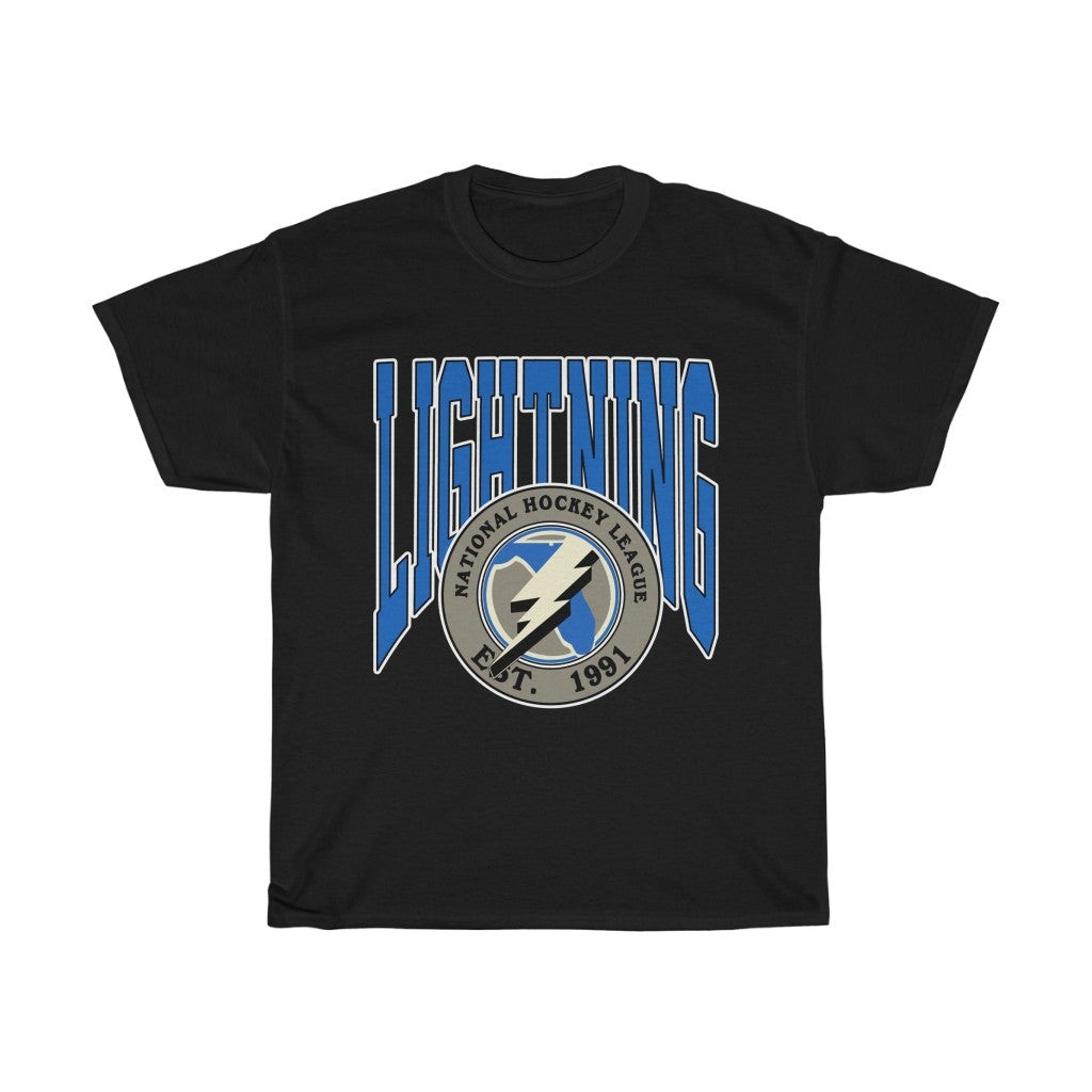 Vintage 1991 Tampa Bay Lightning Unisex Heavy Cotton Tee 211104