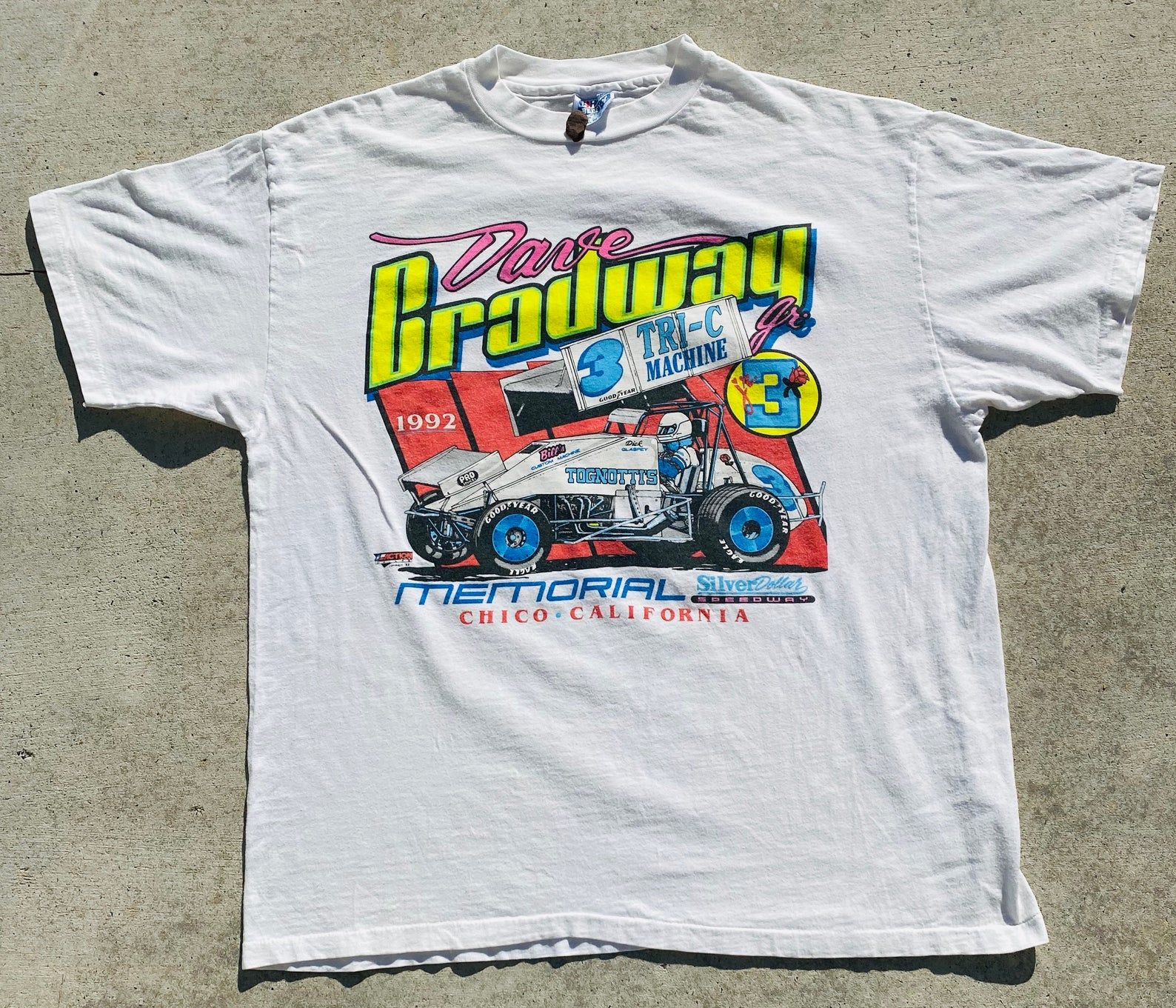 Vintage 1992 Dave Bradway Jr Memorial S Car Event Tee -
