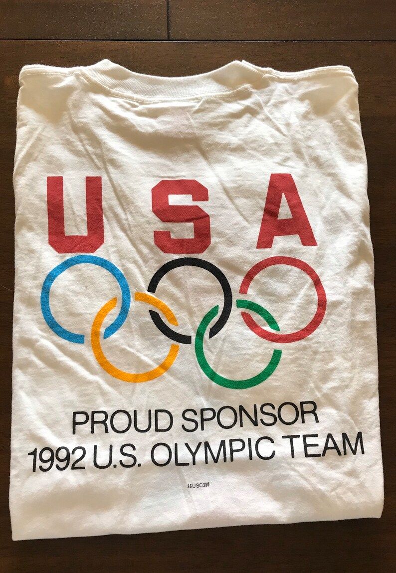 Vintage 1992 Ray Ban Usa Olympics Tee