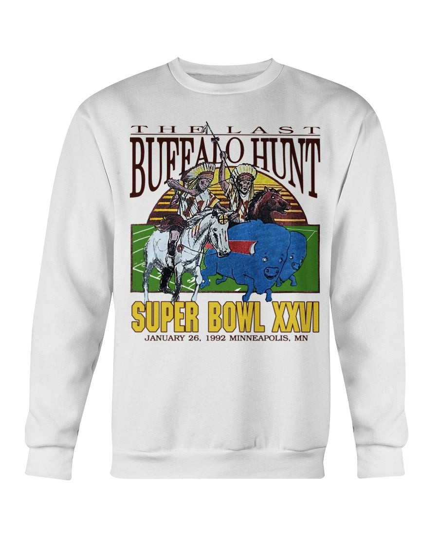 Vintage 1992 Washington Vs Buffalo Bills Nfl Football Sweatshirt 081621