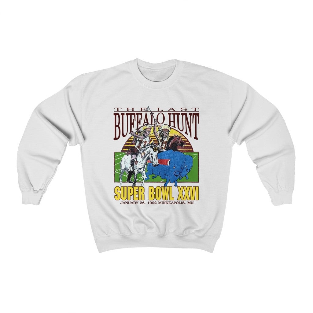 Vintage 1992 Washington Vs Buffalo Bills Nfl Football Sweatshirt 211123