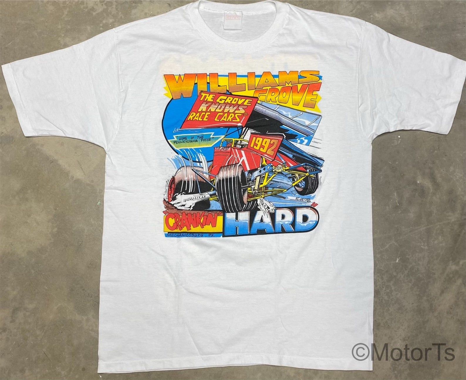 Vintage 1992 Williams Grove Season Event Tee -