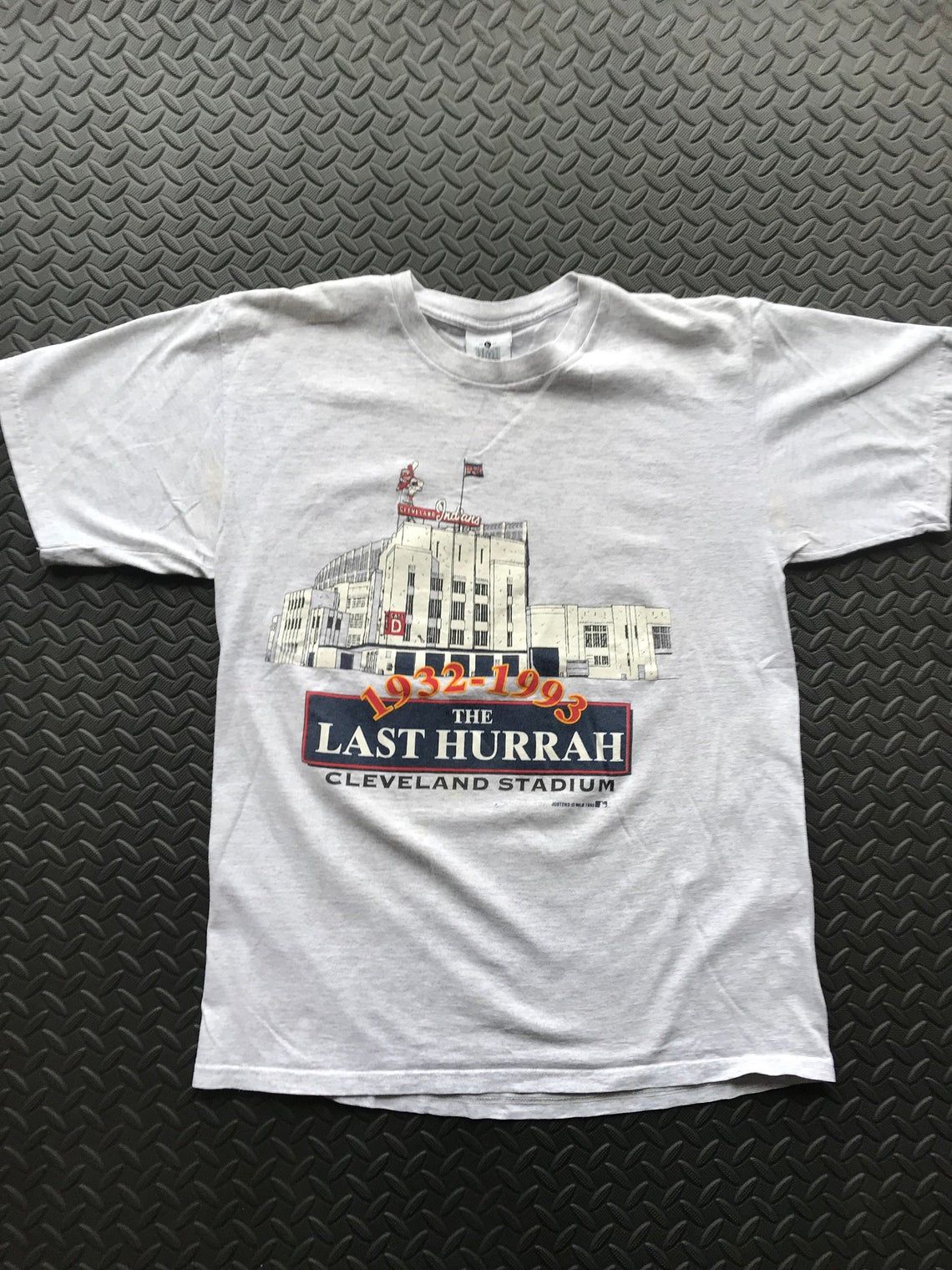 Vintage 1993 Cleveland Indians 1932-1993 Cleveland Stadium The Last Hurrah Shirt