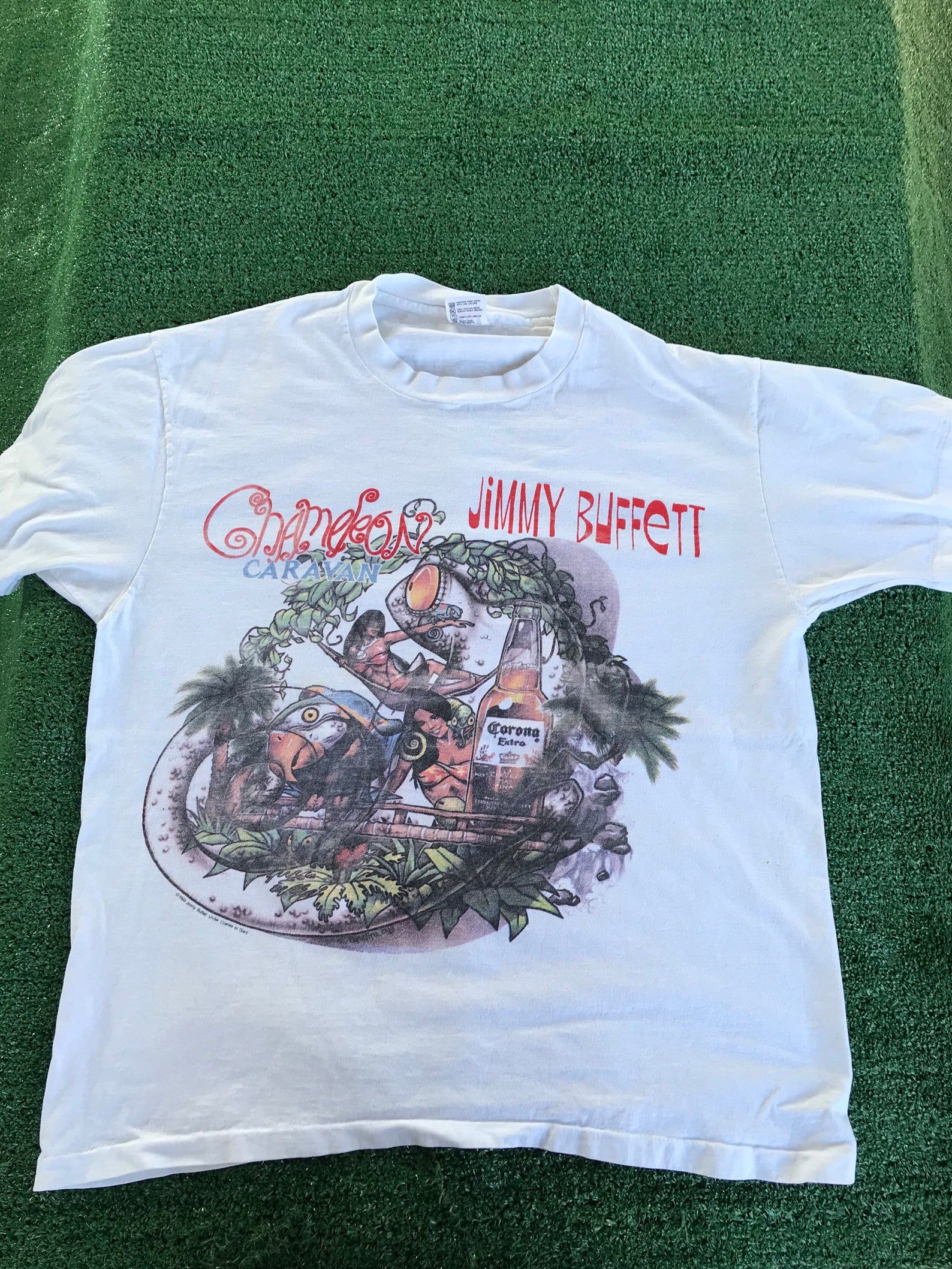 Vintage 1993 Jimmy Buffet Chameleon Caravan 1993 Tour