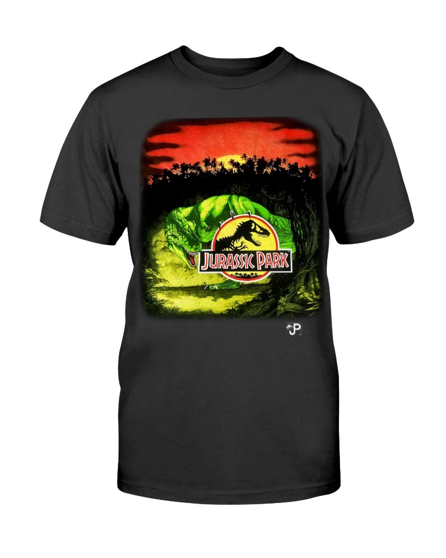 Vintage 1993 Jurassic Park Dinosaur Movie Promo T Shirt 211005