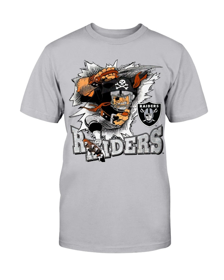Vintage 1993 Los Angeles Raiders Nfl Football T Shirt 210924