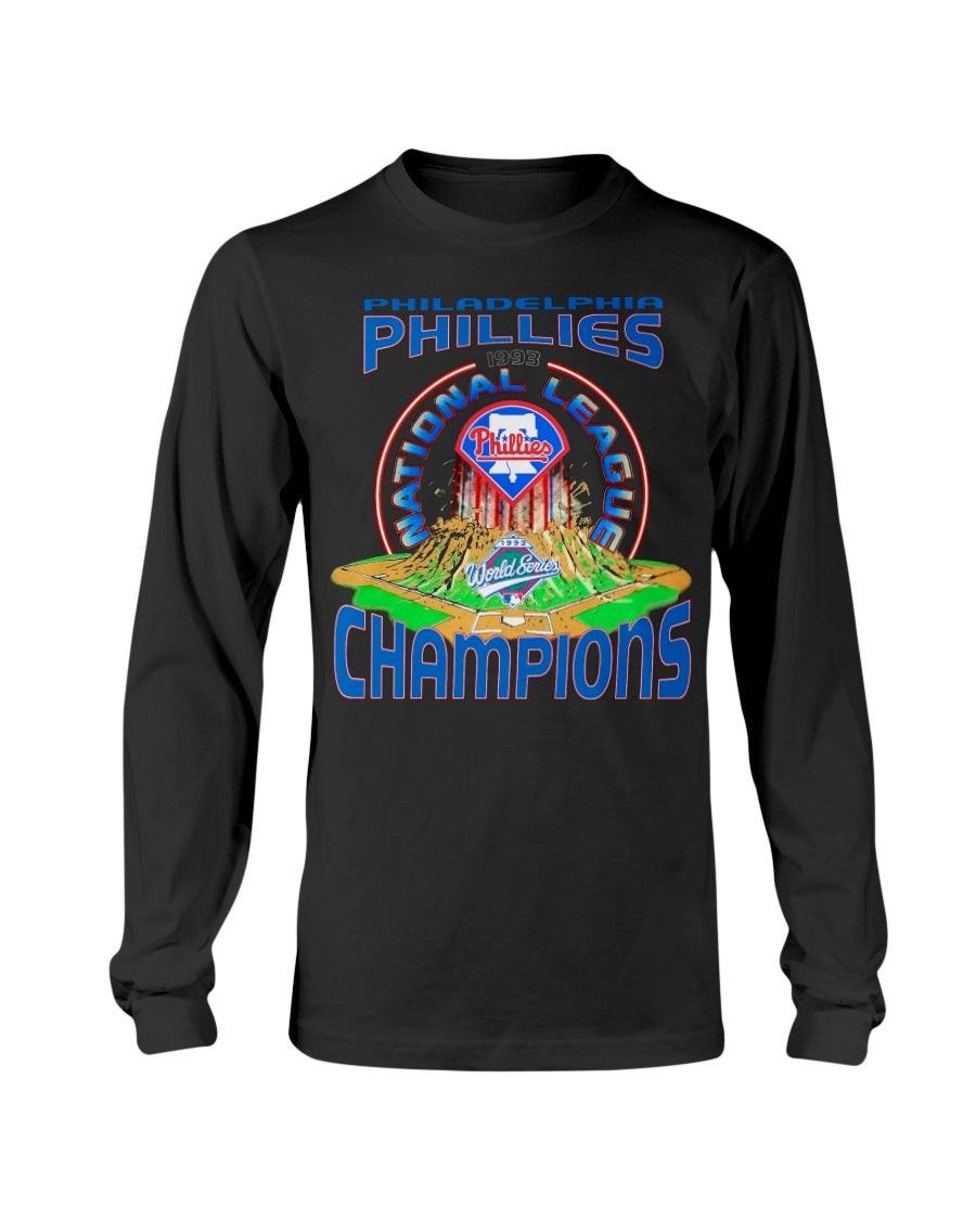 Vintage 1993 Philadelphia Baseball Long Sleeve T Shirt 211228