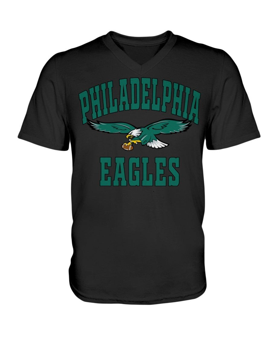 Vintage 1993 Philadelphia Eagles Nfl Football V Neck T Shirt 210924