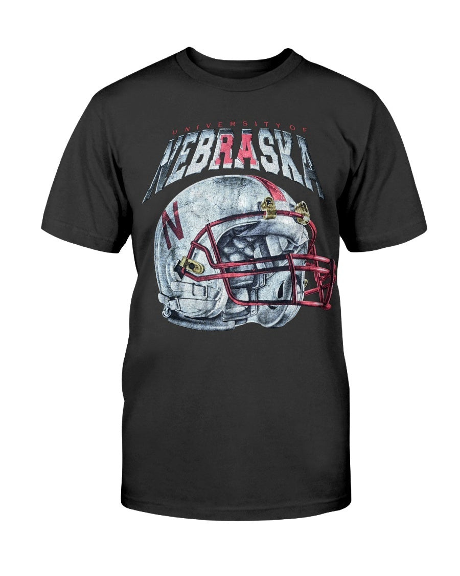 Vintage 1993 Salem Sports Nebraska University Football Helmet T Shirt 211013