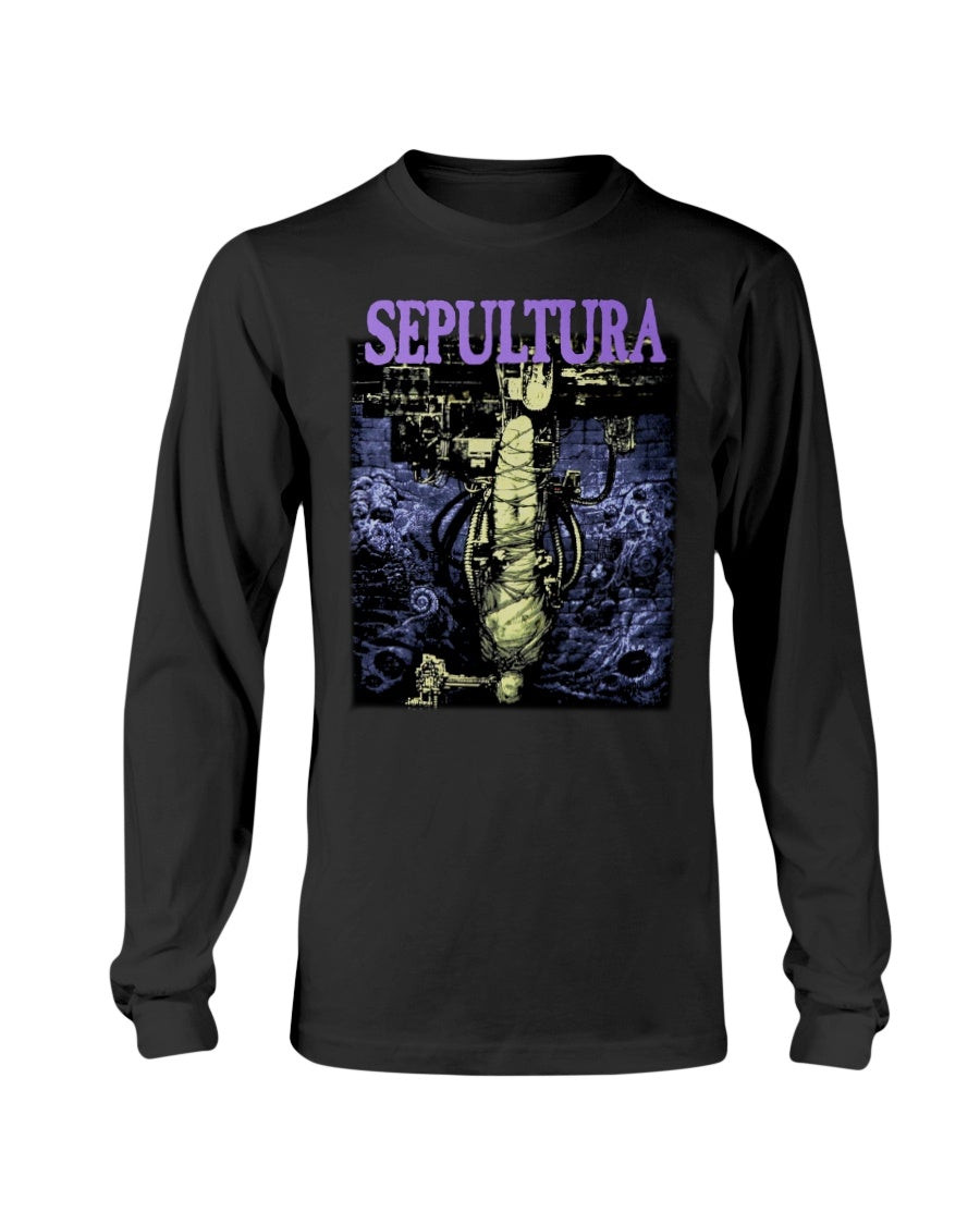 Vintage 1993 Sepultura Chaos A D Long Sleeve T Shirt 211125