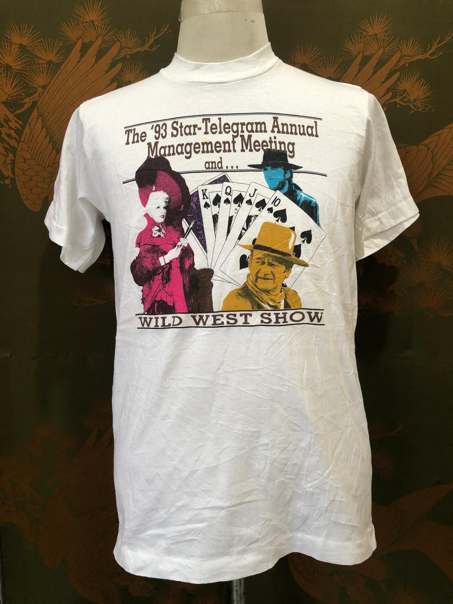 Vintage 1993 Wild West Show Tshirt Codekb vintage 1993 wild west show tshirt codekb jpeqm