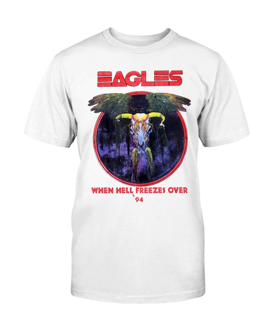 Vintage 1994 Eagles Hell Freezes Over Tour T Shirt 081721