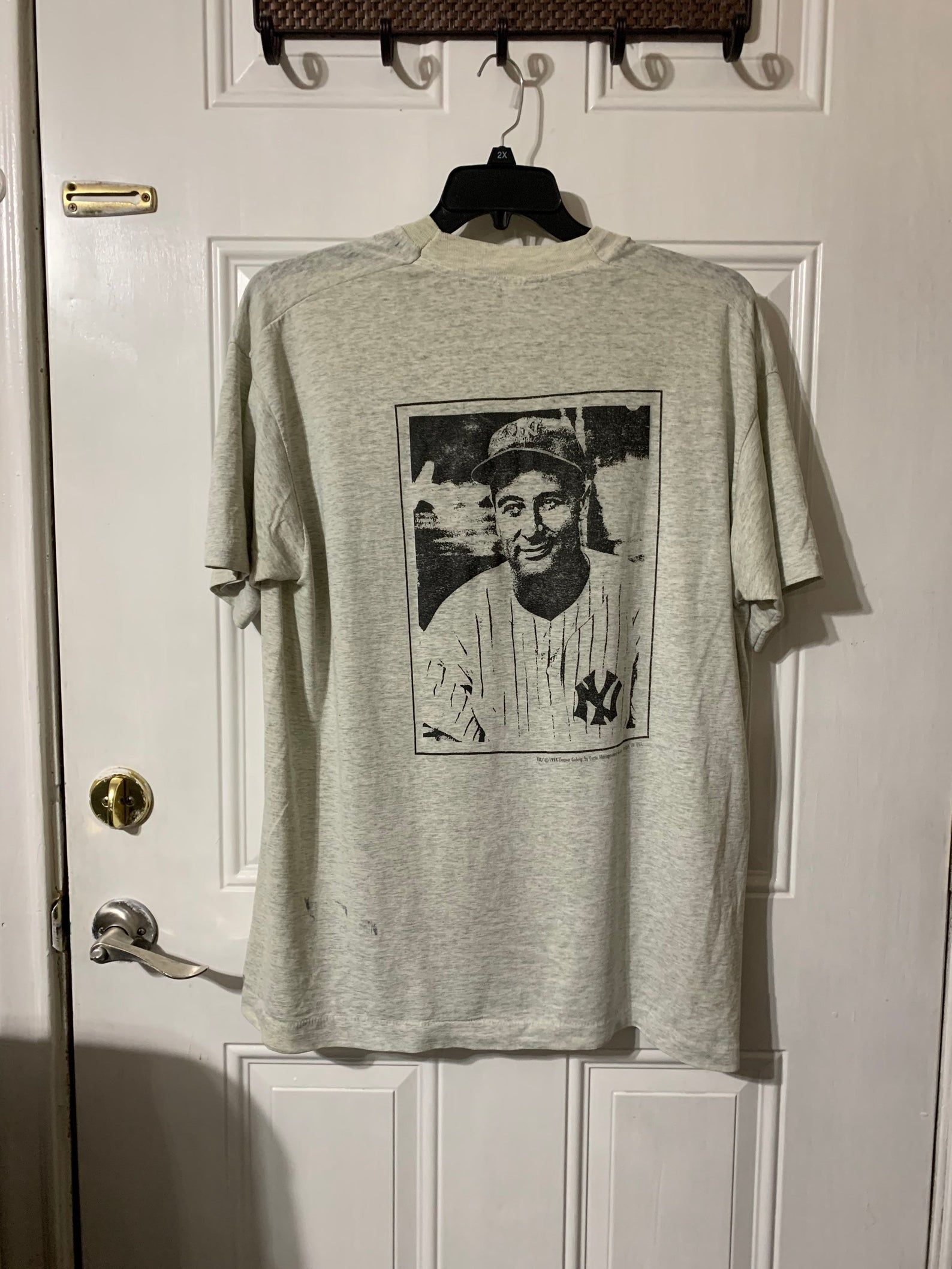 Vintage 1994 Eleanor Gehrig Yankee Hall Of Fame Star T-Shirt