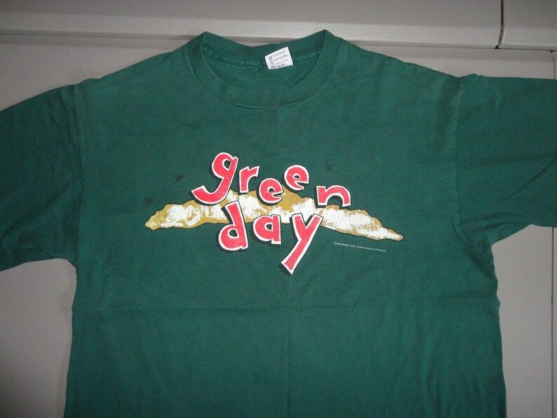 Vintage 1994 Green Day Dookie Punk Rock Band Tshirt Fits Adult vintage 1994 green day dookie punk rock band tshirt fits adult yv0ha