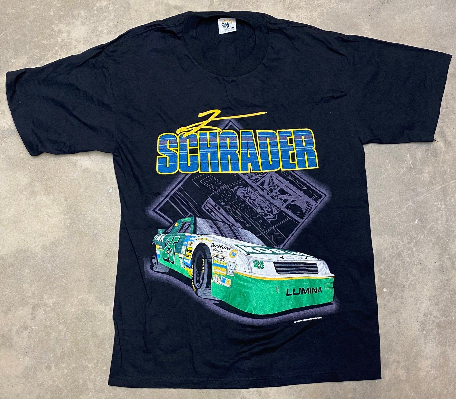 Vintage 1994 Ken Schrader Kodiak Nascar Winston Cup Tee -