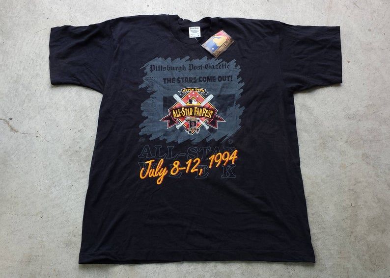 Vintage 1994 Pittsburgh Pirates Mlb All Star Fan Fest Shirt