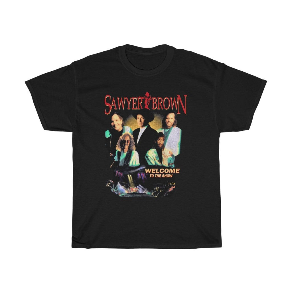 Vintage 1994 Sawyer Brown Tour Unisex Heavy Cotton Tee 211110