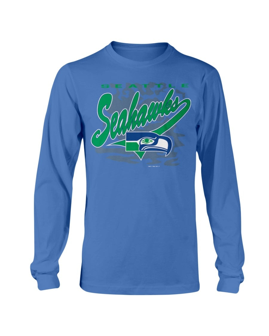Vintage 1994 Seattle Seahawks Nfl Long Sleeve T Shirt 211001