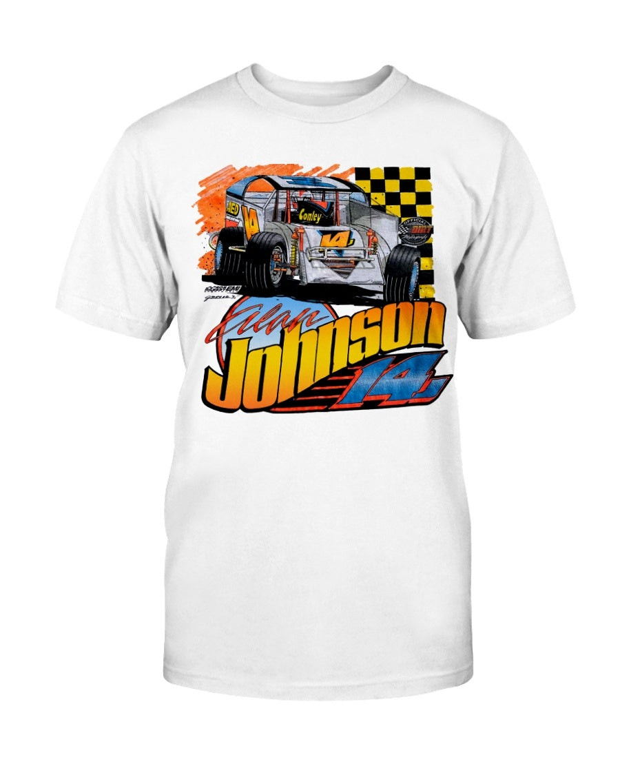 Vintage 1995 Alan Johnson Big Block Dirt Modified T Shirt 211025