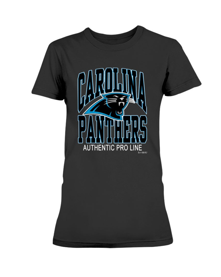 Vintage 1995 Carolina Panthers Nfl Football Ladies Heavy Cotton T Shirt 210923