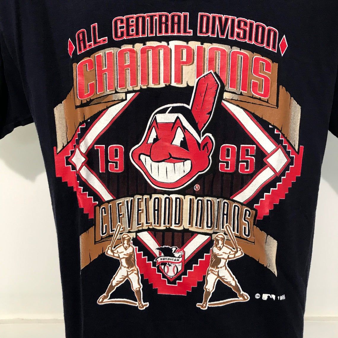 Vintage 1995 Cleveland Indians Champions Shirt