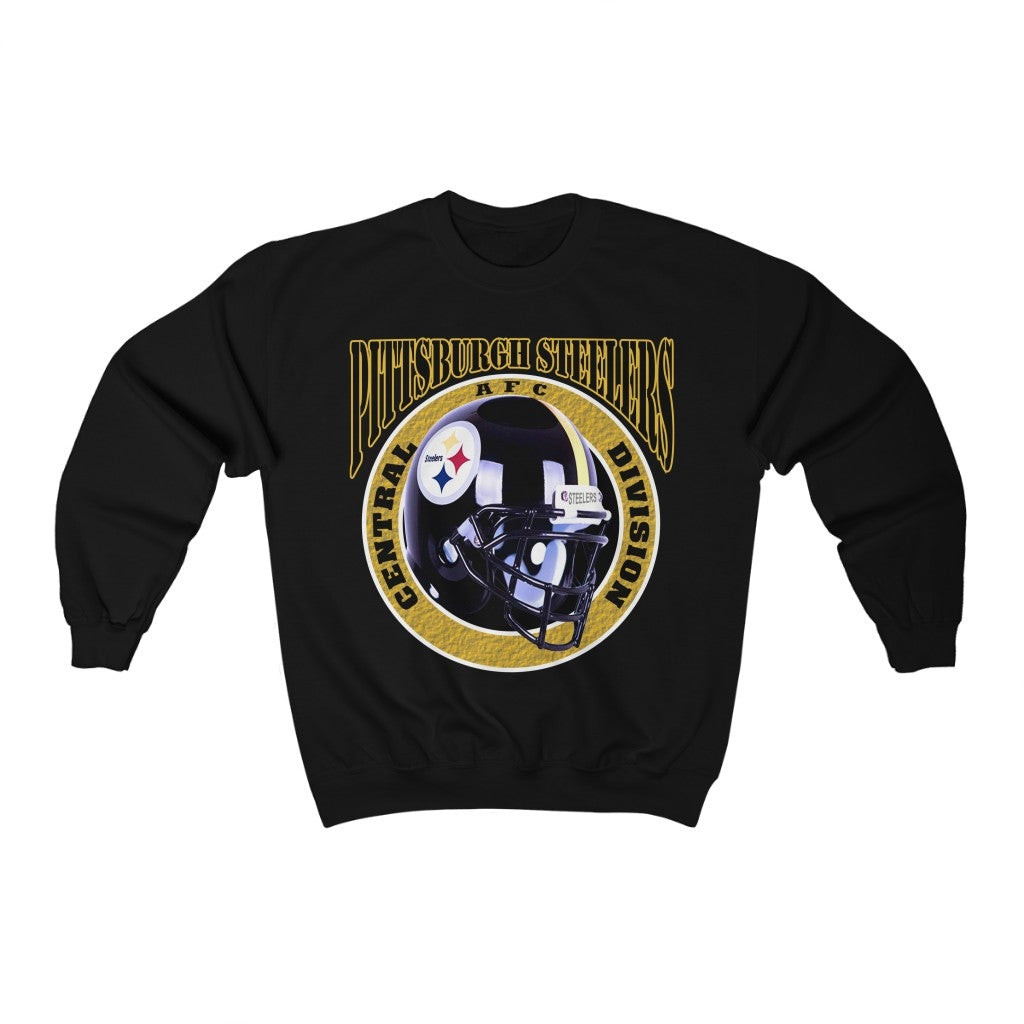Vintage 1995 Pittsburgh Steelers Afc Nflp Central Division American Football Super Bowl Nfl Pro Player Sweatshirt 211217