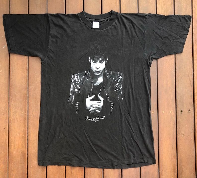 Vintage 1995 Prince Free Music Peace And Be Wild Tour Tee
