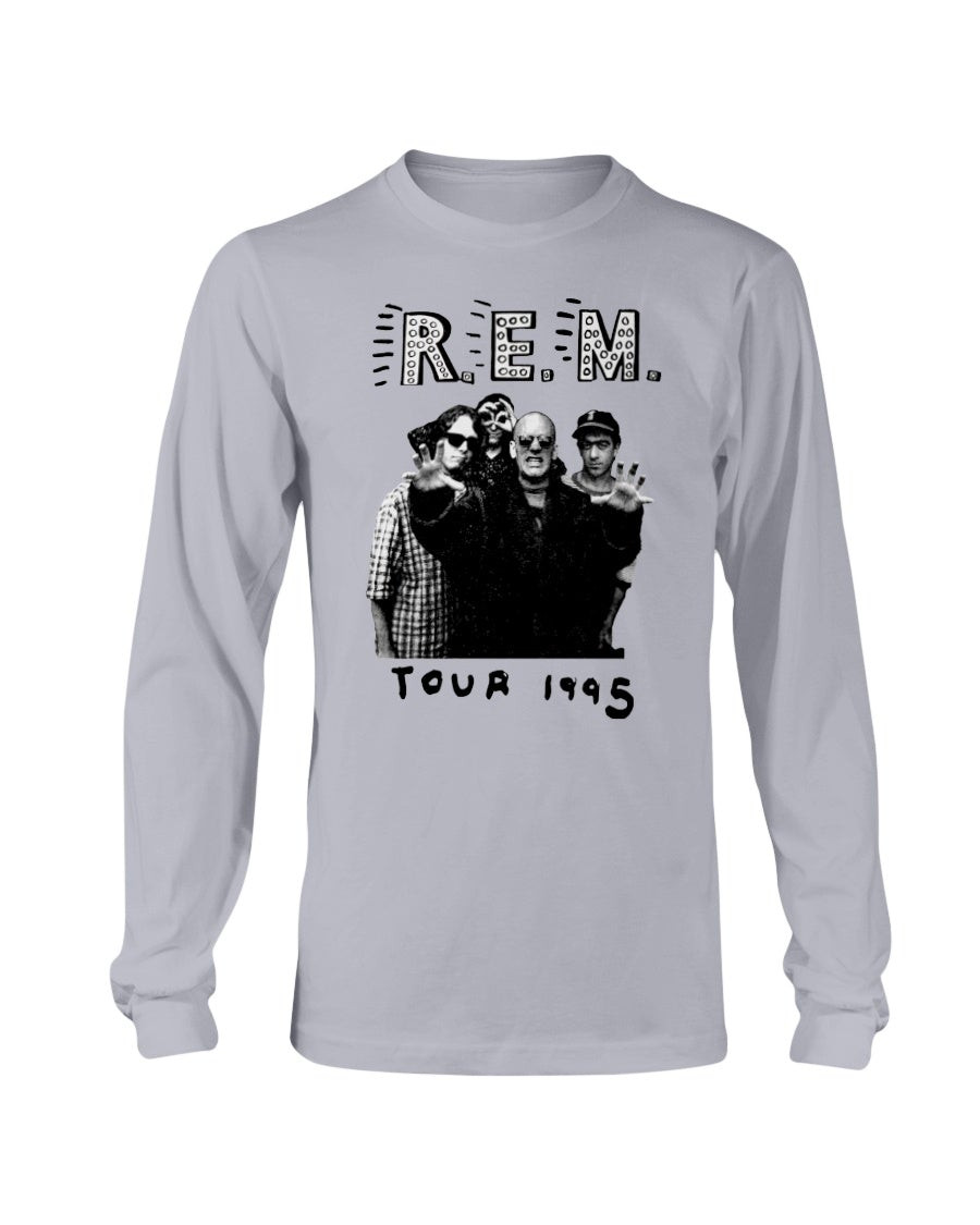 Vintage 1995 Rem Monster Tour Long Sleeve T Shirt 211011