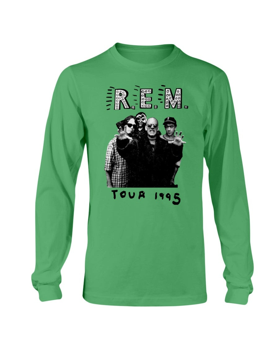Vintage 1995 Rem Monster Tour Long Sleeve T Shirt 211213