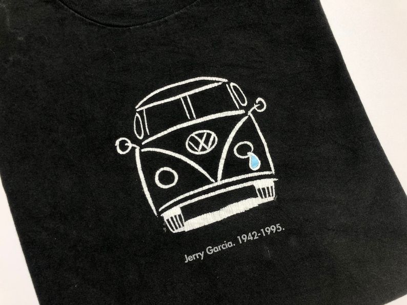Vintage 1995S Jerry Garcia Grateful Dead Volkswagen Shirt
