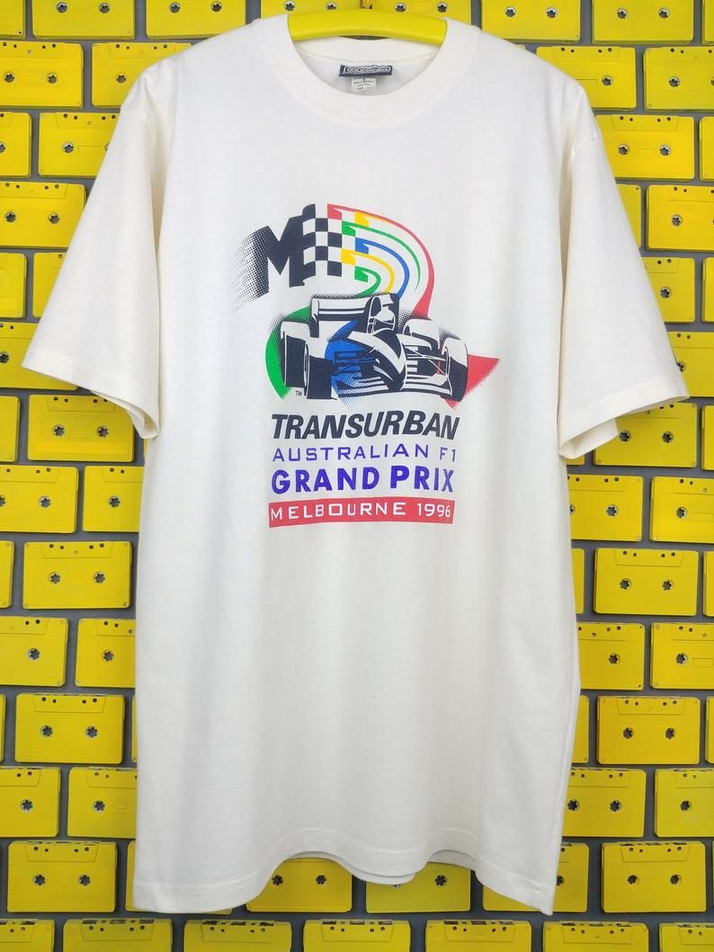 Vintage 1996 Australian F1 Grand Prix Formula Shirt