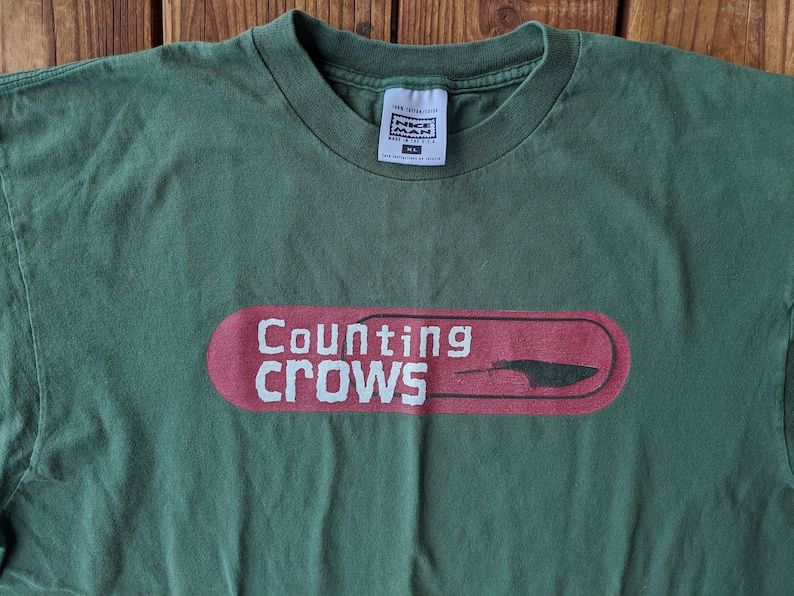 Vintage 1996 Counting Crows Recovering The Satellites Tee