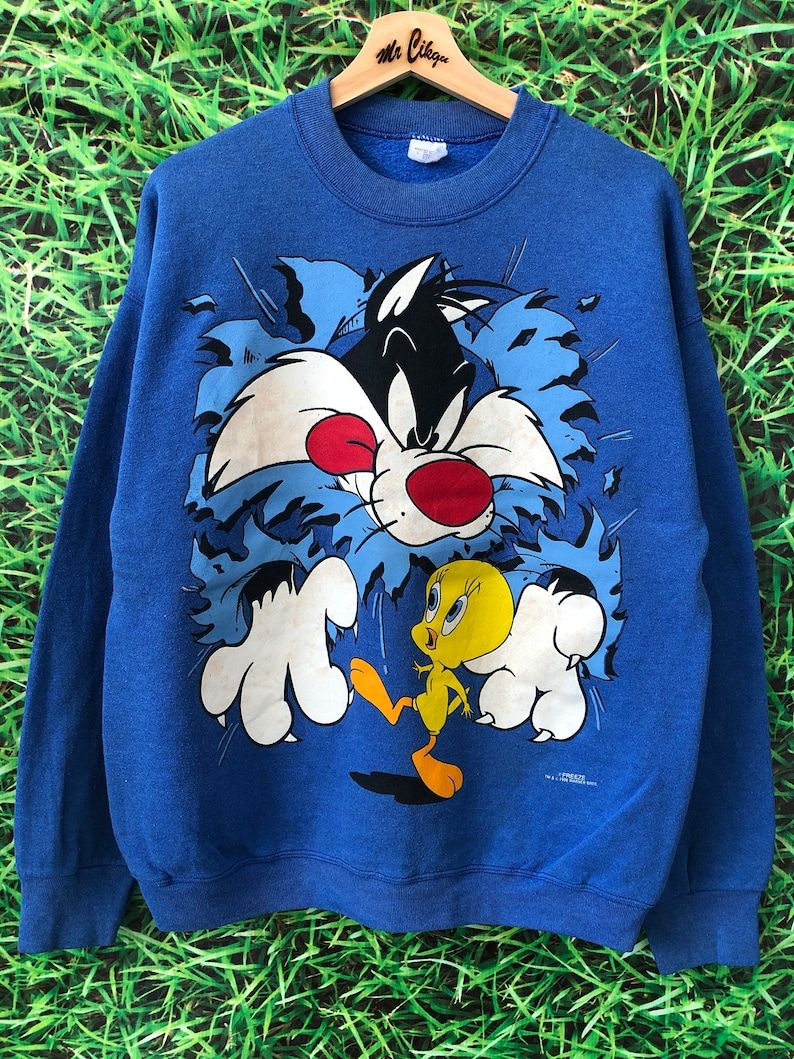 Vintage 1996 Freeze Warner Bros Big Logo Sweatshirt