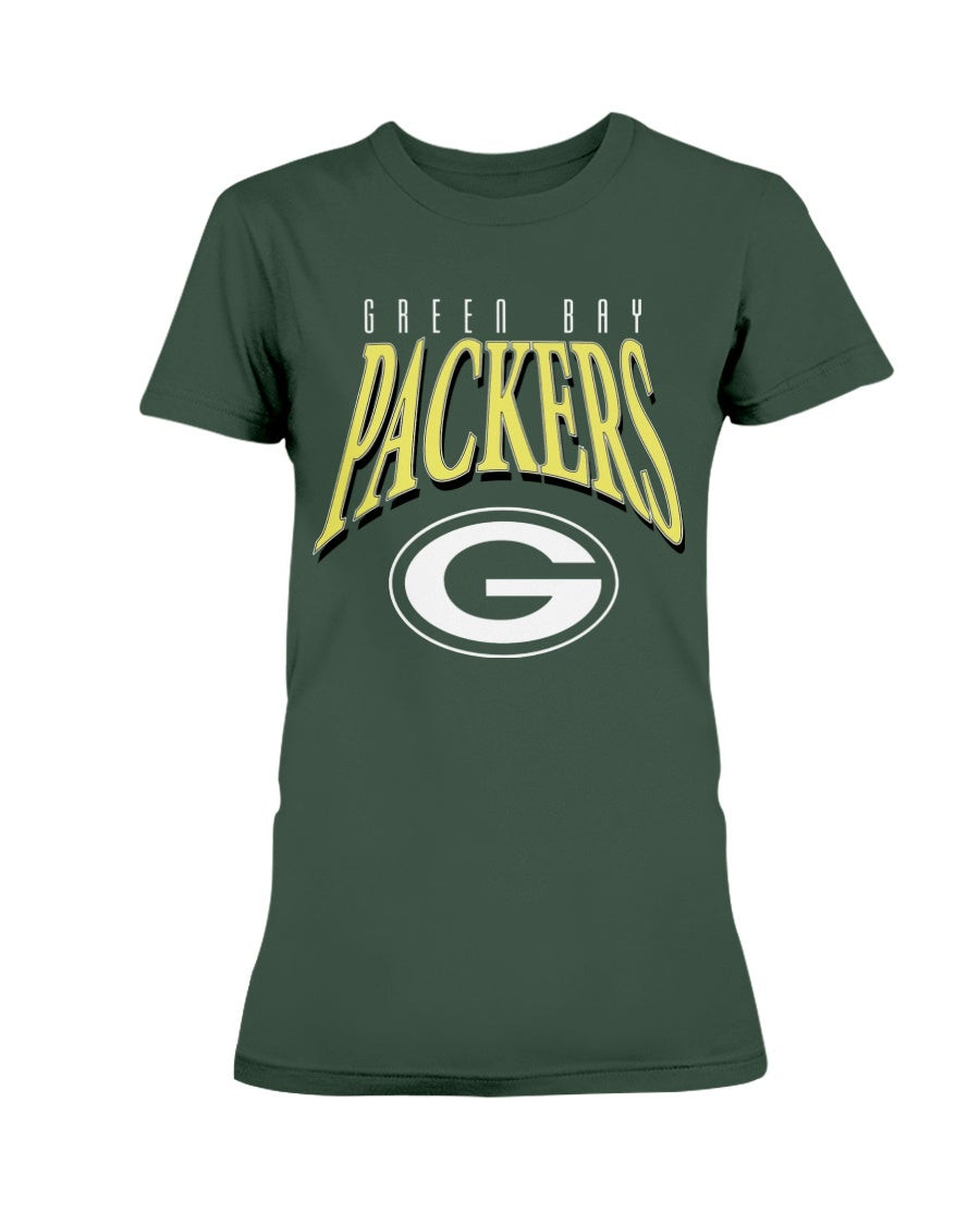 Vintage 1996 Green Bay Packers Nfl Football Ladies T Shirt 211027