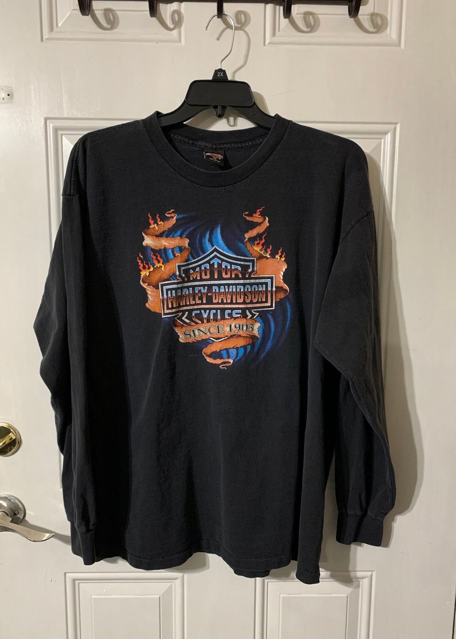 Vintage 1996 Harley Davidson T-Shirt Barnett El Paso Texas