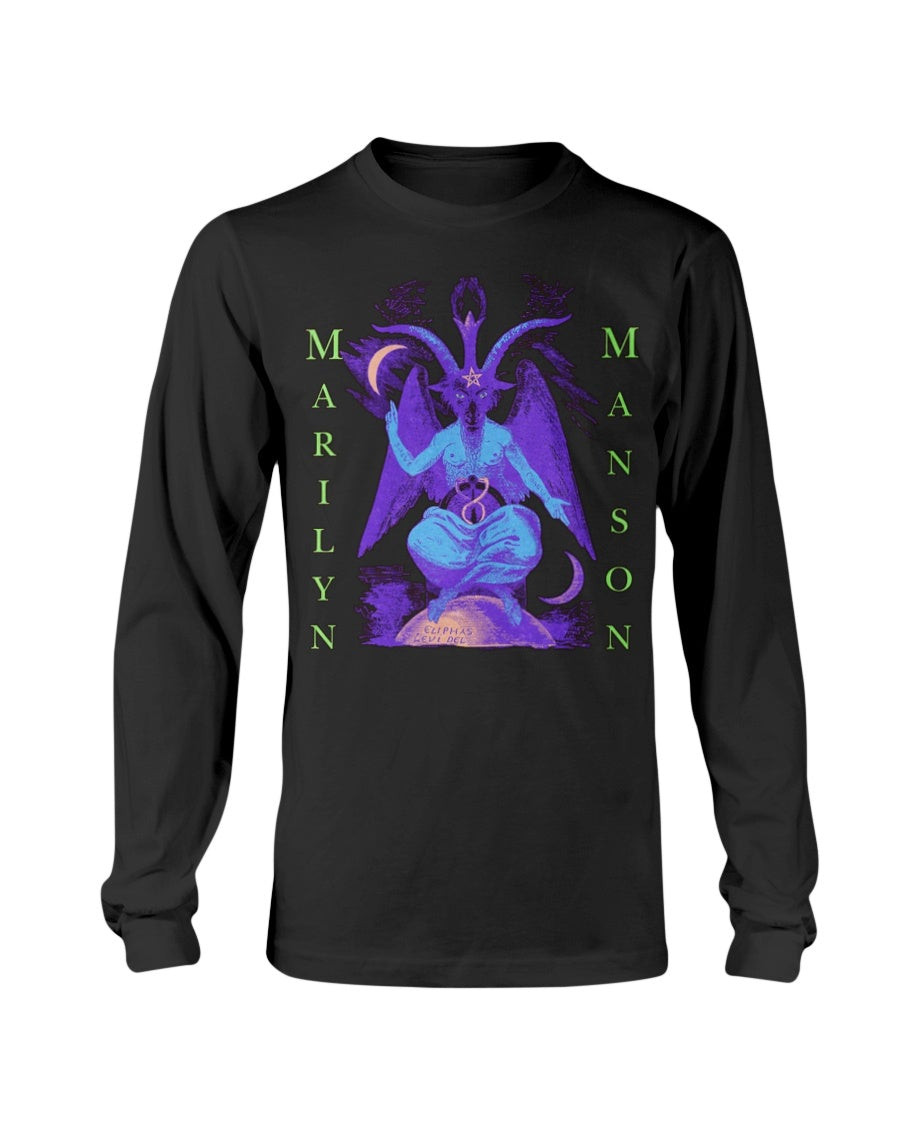 Vintage 1996 Marilyn Manson Concert T Shirt When IM God Everyone Dies Long Sleeve T Shirt 090721