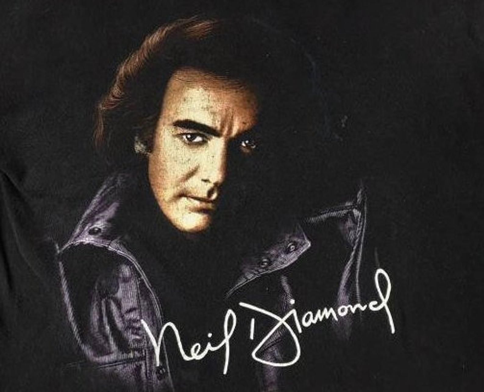 Vintage 1996 Neil Diamond Us Tour '96 Concert T-Shirt